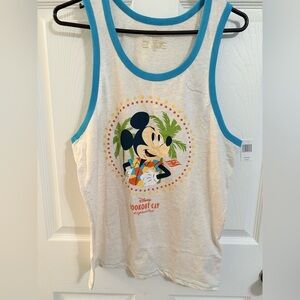 Disney Lookout Cay Tank Top - Cream Adult medium NWT